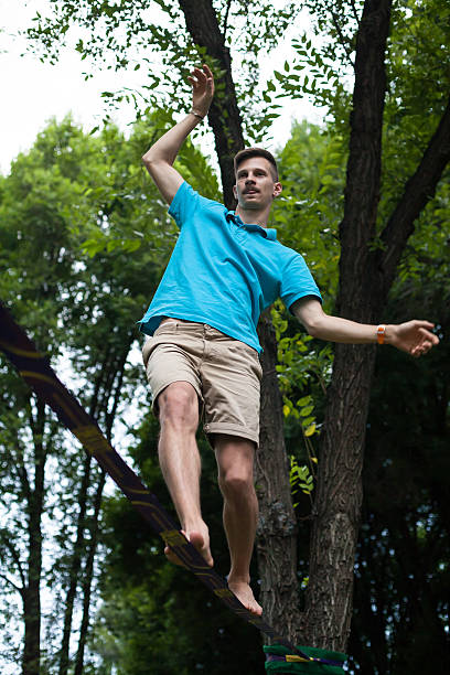 istock people in the slackline 177180343