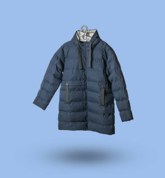 istock Blue men's jacket on a blue background. 1771813410