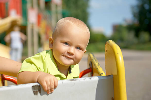 istock Cute boy in the park 177183318