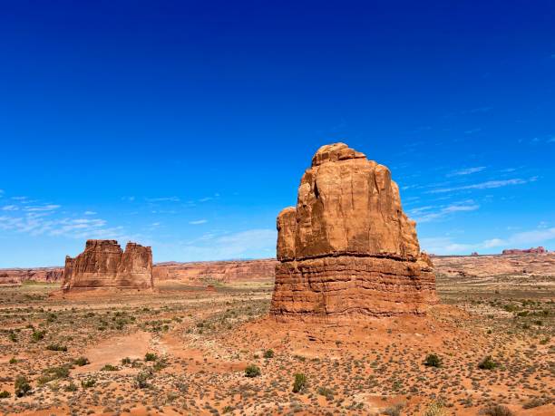 istock Courthouse Towers Viewpoint, Arches National Park, Utah 1771848447