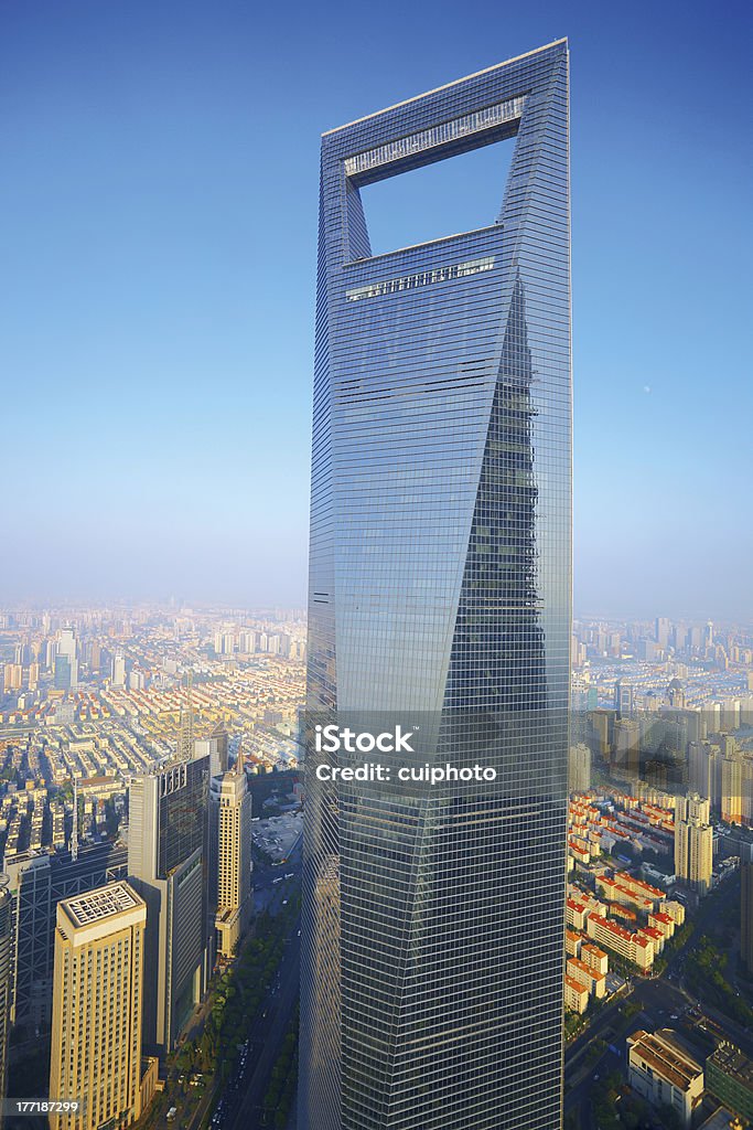 Xangai World Financial Centre - Royalty-free Alto - Descrição Física Foto de stock