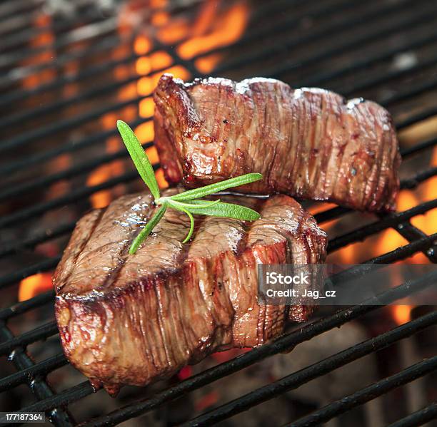 Beef Steaks Stock Photo - Download Image Now - Steak, Barbecue - Meal, Barbecue Grill