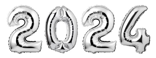 istock Numbers 2024 made of silver balloons 1771891516