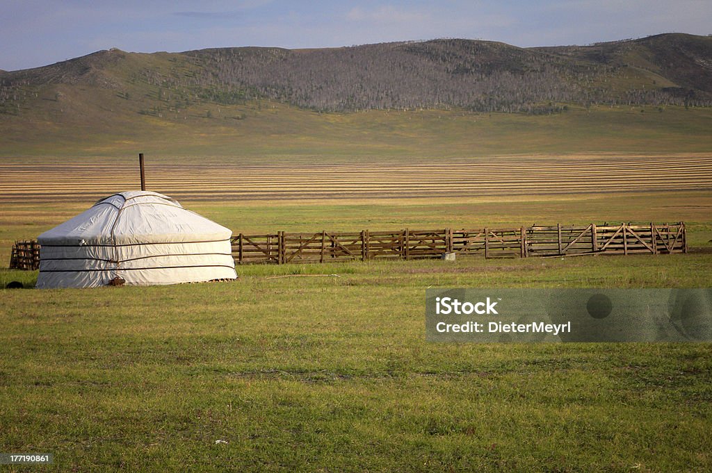 Mongolski Ger Namiot/Jurta - Zbiór zdjęć royalty-free (Azja)