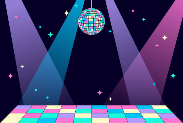 istock disco party vector background with spotlight on stage for banners, cards, flyers, social media wallpapers, etc. 1771926396