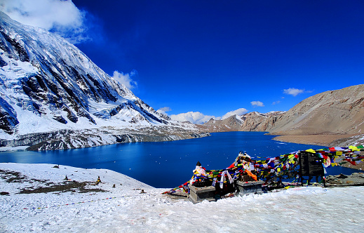 Tilicho Lake is located in Manang Nepal. Tilicho Lake, the highest lake, Manang, Annapurna, Nepal, the Tilicho Lake is one of the highest lakes in the world.