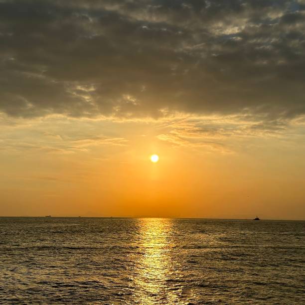 istock Sunset over the horizon view from Tai O 1771940309