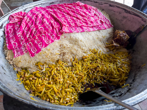 istock 60 kg Plov is ready for the wedding guests. 1771958737