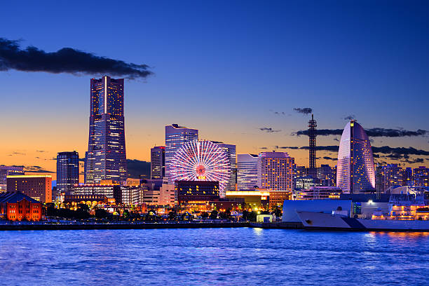istock Yokohama, Japan Cityscape 177196033