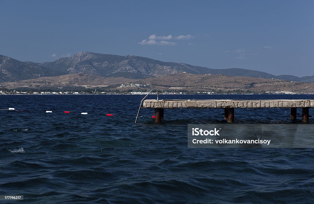 Molo vintage - Foto stock royalty-free di Acqua