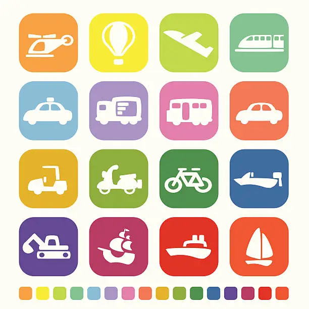 Vector illustration of Vehicle Icon