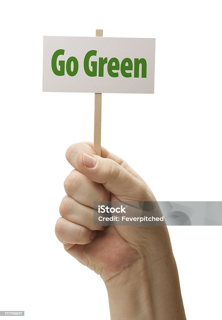 Go Green 로그인 흰색 의류까지 - 로열티 프리 가시오 스톡 사진