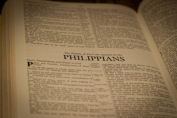 philippian's - bible old book ancient zdjęcia i obrazy z banku zdjęć