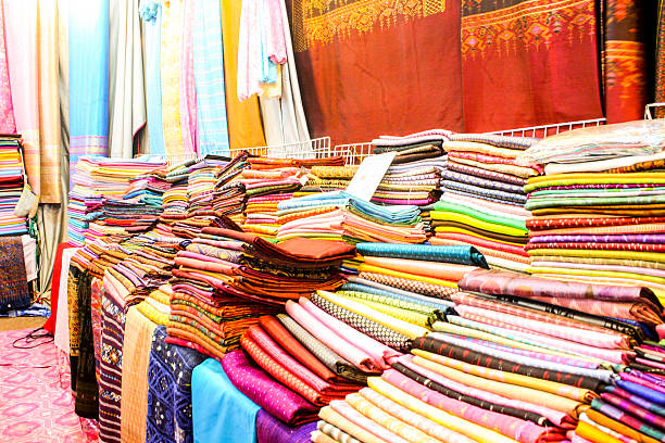 istock fabric silk traditional of thailand 177201160