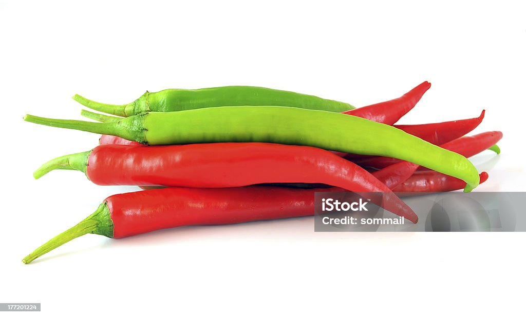 Hot chili peppers - Foto de stock de Alimento libre de derechos