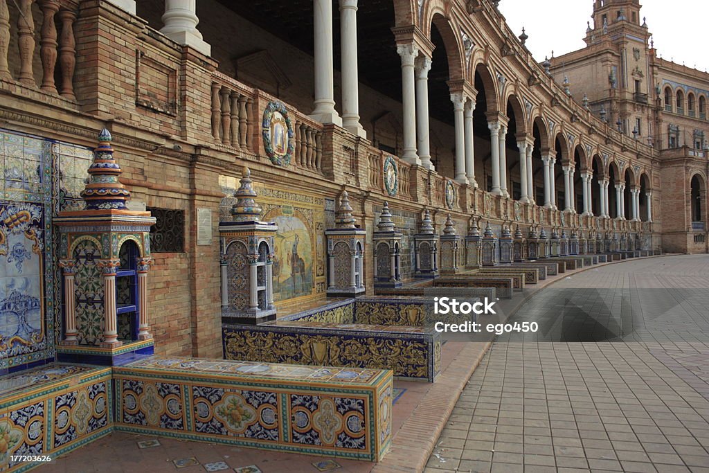 Praça de Espana - Royalty-free Andaluzia Foto de stock