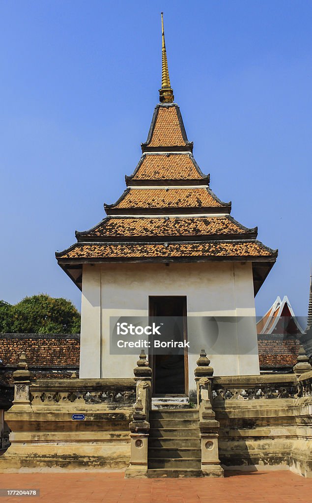 Padiglione dello stile thailandese Parco storico a Ayutthaya, in Tailandia - Foto stock royalty-free di Arrangiare