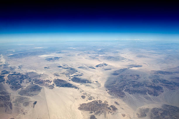 istock High altitude view of the Earth in space. 177207051