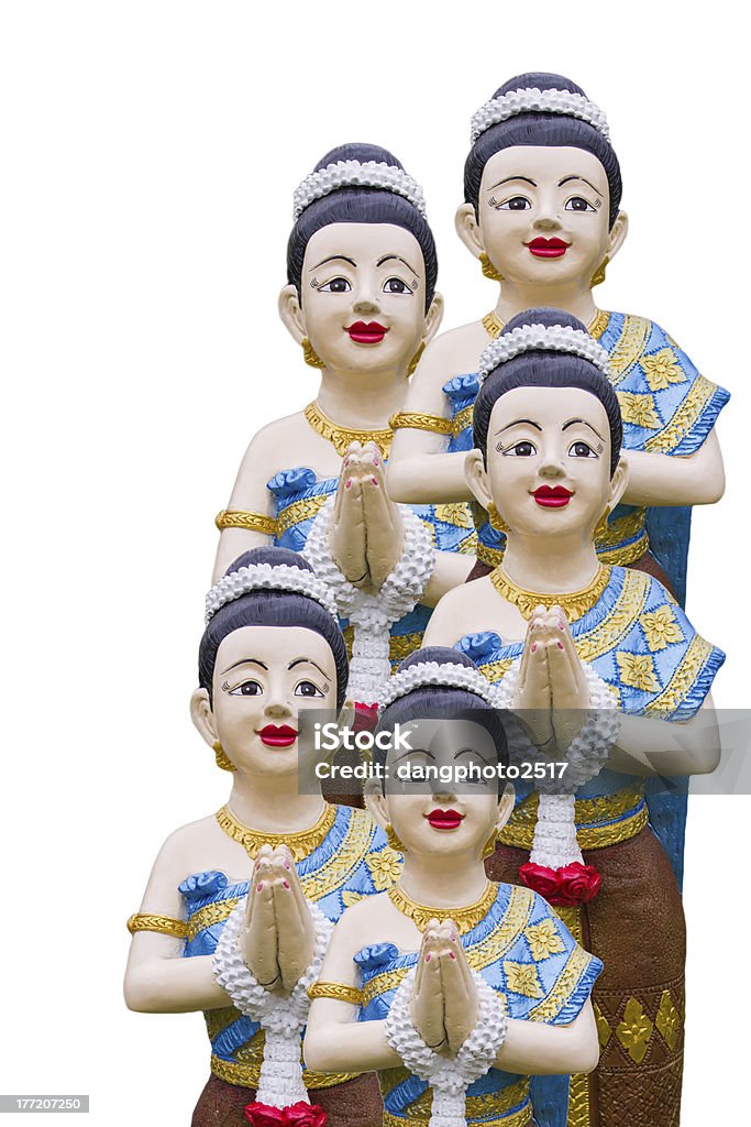 Cornice arte in stile Thai - Foto stock royalty-free di Angelo