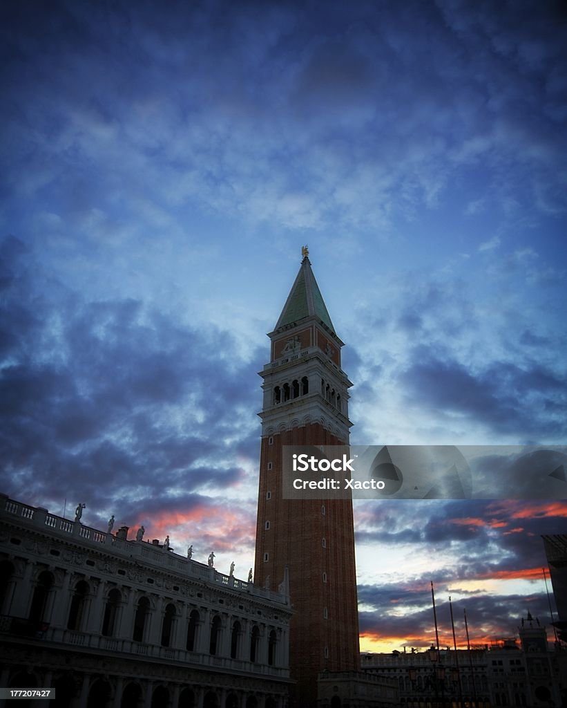 Silhouette von Venedig, Italien - Lizenzfrei Fotografie Stock-Foto