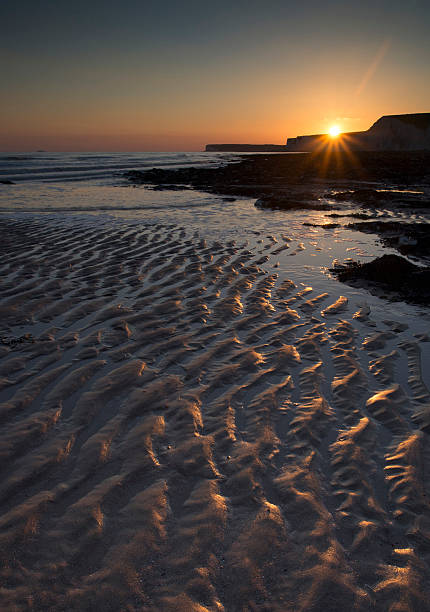 istock Long exposure landscape rocky shoreline at sunset 177208022