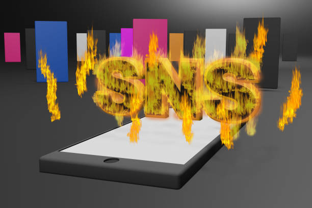 An image of the internet going viral due to SNS