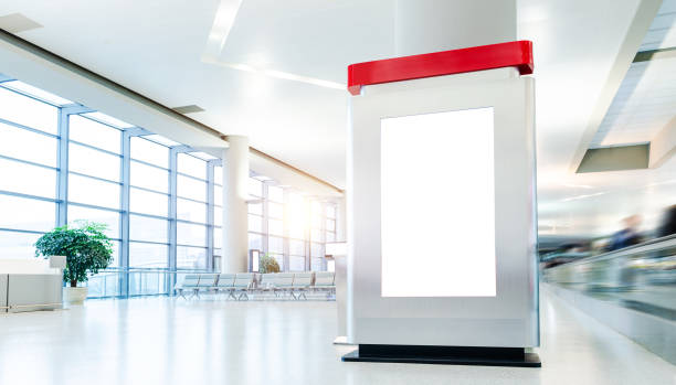 istock Blank billboard and modern escalator at a international airport 1772094011