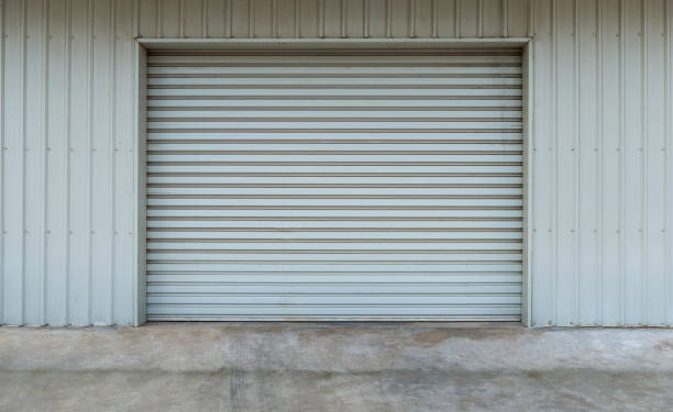 istock Garage door at a huge building for background 1772098598