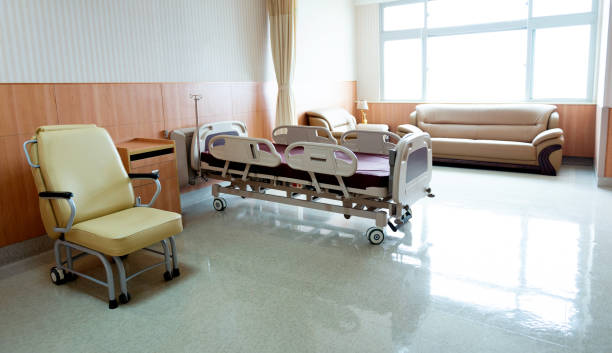 istock Clean empty bed in a hospital ward 1772137928