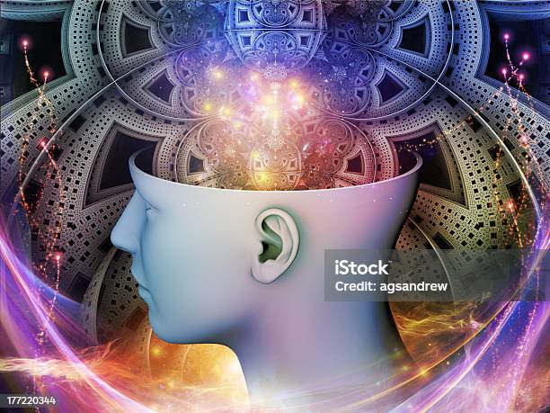 Mind Technologies Stock Photo - Download Image Now - Dreamlike, Image Montage, Adult