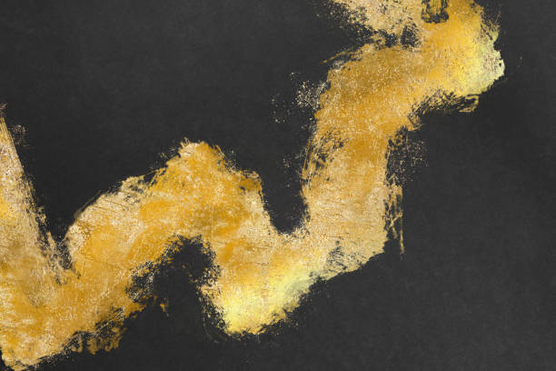 istock Gold and Black Japanese Paper Backgrounds Web graphics 1772213620
