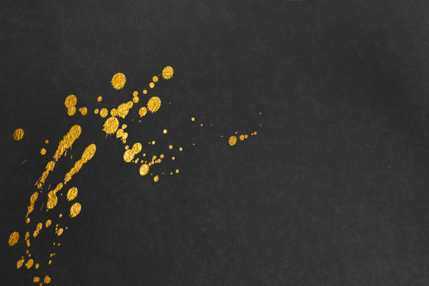 istock Gold and Black Japanese Paper Backgrounds Web graphics 1772214135