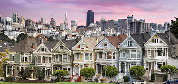 istock San Franciso Skyline and the Painted Ladies 177222507