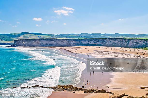 Langre Beach Stockfoto en meer beelden van Santander - Spanje - Santander - Spanje, Cantabrië, Strand