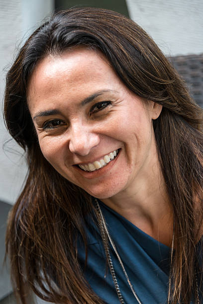 istock Smiling hispanic mature woman 177224002