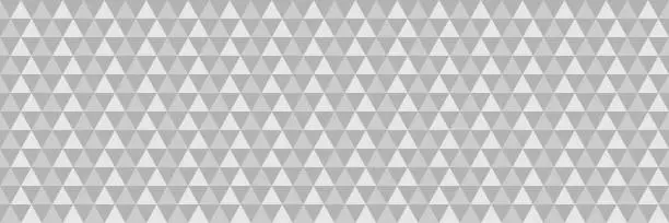 Vector illustration of Abstract retro pattern of geometric triangle shapes. Vector illustration.