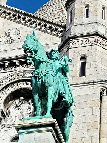 Visit to the Basilica on the hill of Montmartre in Paris