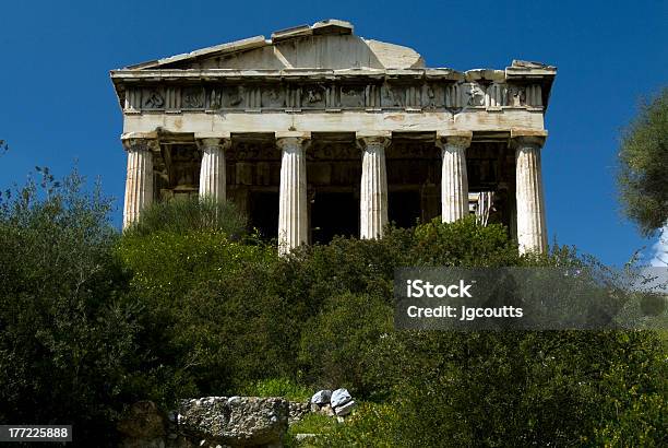Templo De Hephaestus Athens Foto de stock y más banco de imágenes de Acrópolis - Atenas - Acrópolis - Atenas, Arqueología, Arquitectura