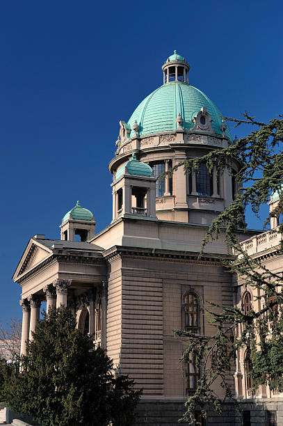 istock Serbian parliament building in Belgrade 177226200