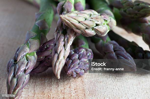 Asparagus Spears Close Up Stock Photo - Download Image Now - Arrangement, Asparagus, Close-up