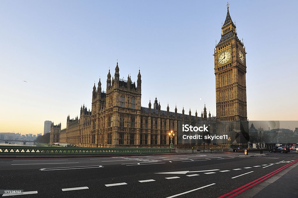 London - House of Parliament and Big Ben "LONDON - JANUARY 21: View of House of Parliament and Big Ben at dawn in London, UK, on January 21, 2012" Big Ben Stock Photo