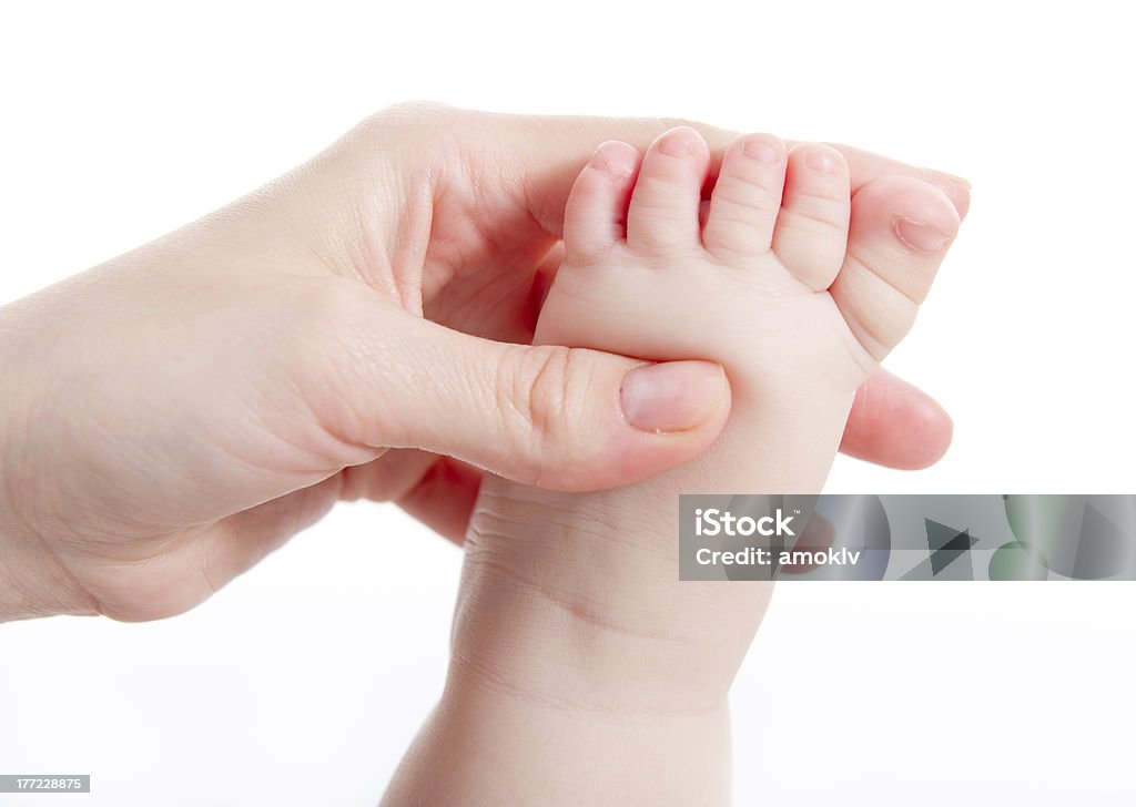 Masaż niemowląt - Zbiór zdjęć royalty-free (Ciało ludzkie)
