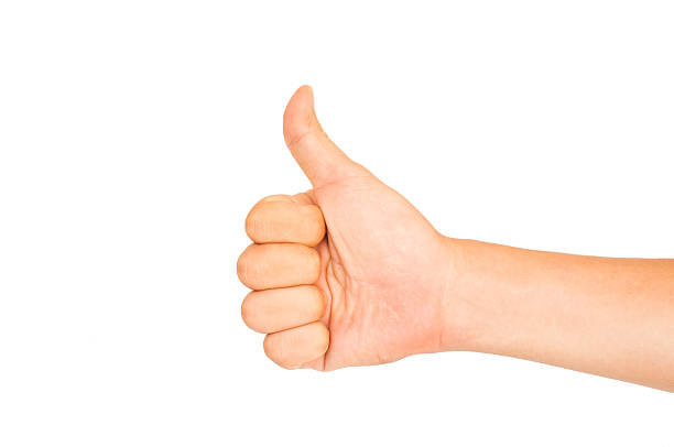 istock isolated thumbs up for praise or like 177230695
