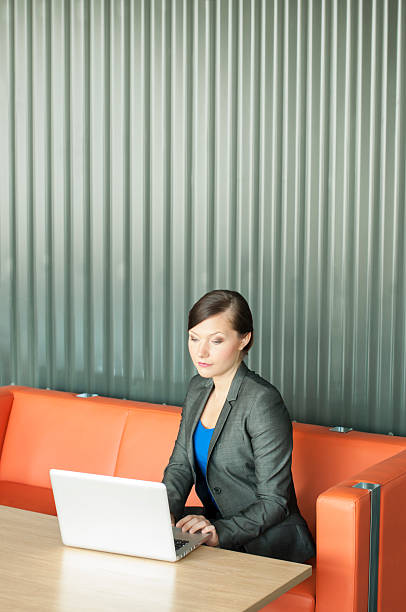 istock Business woman using a laptop 177231481