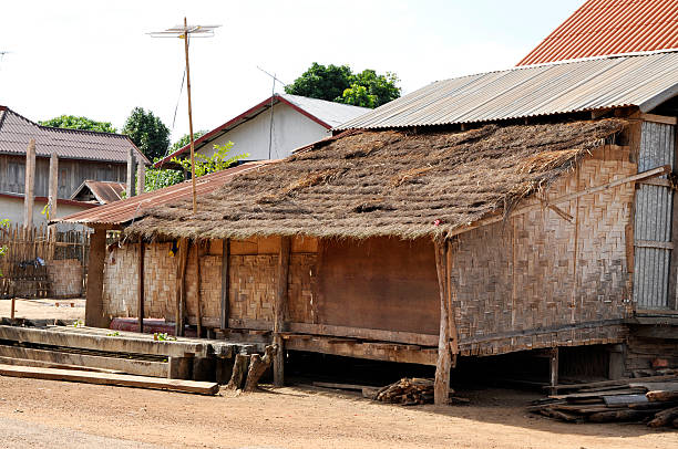 istock Hut Thailand Country Bamboo Town 177231620