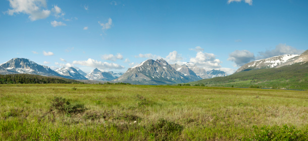 Panoramic view of east entrance to Glacier National Park in MontanaOthers from the western United States: