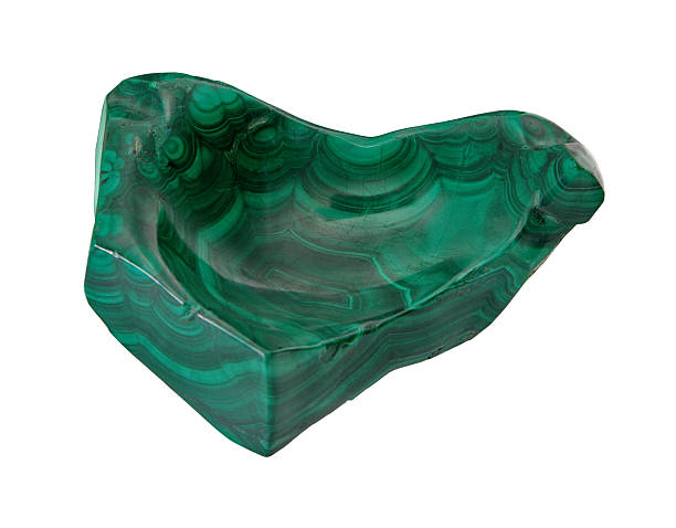 natural malachite stock photo