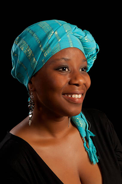 istock Traditional African scarf 177232077
