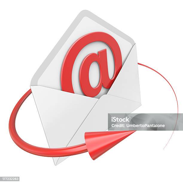 Email Schreiben Stockfoto und mehr Bilder von Abstrakt - Abstrakt, Bildkomposition und Technik, Brief - Dokument