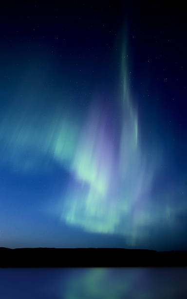 istock Night Church Northern Lights 177232791